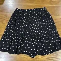 URBAN NOW ドット柄 プリーツキュロット Mサイズのサムネイル