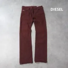 DIESEL / エイジング 加工 ストレート デニム トラウザー ジーンズ