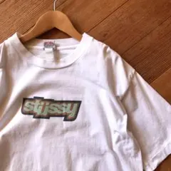 90s 初期 USA製 OLD STUSSY サンフェード プリントTシャツ M - メルカリ