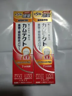 カムテクト コンプリートケアEX 歯周病予防 薬用ハミガキ 110g 2個セット