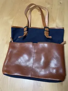 ブラウン トートバッグ