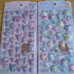 うるちゅる　ポップシール　サンリオキャラクターズ　マイメロ　クロミ