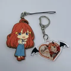 五等分の花嫁 中野五月 ラバーストラップ アクリルキーホルダー セット