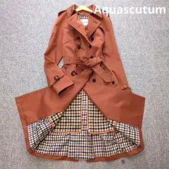 アクアスキュータム　近年モデル　ウールライナー付き　トレンチコート　撥水