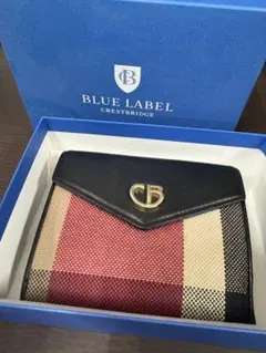 【BLUE LABEL CRESTBRIDGE 】二つ折り財布