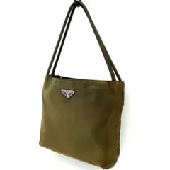 美品✨PRADA ハンド トートバッグ 三角ロゴ テスート ナイロン 白タグ有り