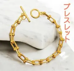 ブレスレット 馬蹄 アンカーチェーン U型 可愛い プレゼント