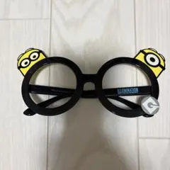 ユニバ ミニオン 黒縁メガネ
