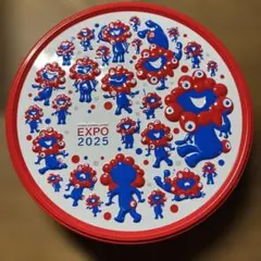 【空き缶】EXPO 2025 クッキー 缶入り　ミャクミャク　大阪万博