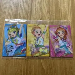 アイカツ プリパラ ウエハース ビジュアル カード あかり ひなき みれぃ