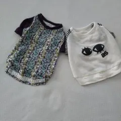 アズノゥアズ　デ　ワン　花柄Tシャツ　メッシュTシャツ　犬用のサムネイル