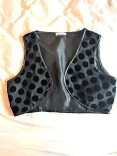 etia encore flamenco フラメンコ ベスト チャレコ 水玉黒