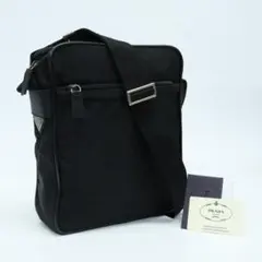 PRADA プラダ ショルダーバッグ ナイロン ブラック 三角ロゴ Gカード付