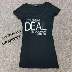 LIP SERVICETシャツ SサイズからMサイズ ピタッとTシャツのサムネイル
