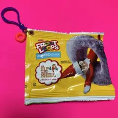 エルフ　お菓子柄パッケージキーホルダー　イエロー
