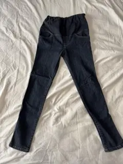 マタニティパンツ ダークブルー S サイズ