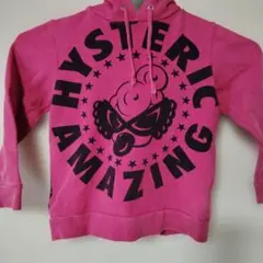 HYSTERIC AMAZING フード付きトレーナー ピンク 100センチ