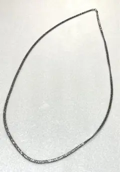 シルバー ストーン付きネックレス