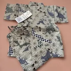 綿100% 和柄 甚平 90cm