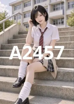 A2457【AI美女ポスターA4サイズ】高画質/高品質/