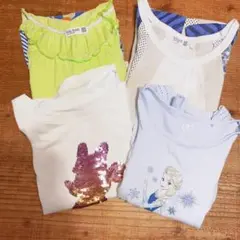 キッズ Tシャツ 4枚セット ミニー エルサ