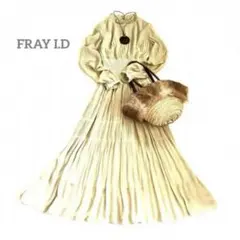フレイアイディー　FRAY I.D ワンピース　とろみ　マキシ　Aライン　長袖
