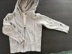 Champion グレー ジッパーパーカー 120