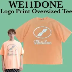 WE11DONE ウェルダン ロゴプリント オーバーサイズ Tシャツ S