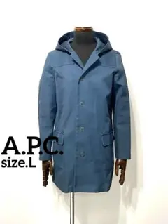 A.P.C.◇アー・ペー・セー◇フード付メンズステンカラーコートのサムネイル