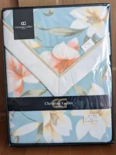 【新品未使用】綿毛布 ブルー 140✕200cm 四方ベリ綿毛布