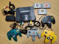 【ねるまる。様専用ページ】N64 本体とコントローラー4つ、ゲーム3本