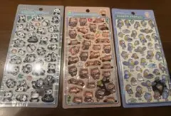 正規品】レア ボンボンドロップシール3点 ハシビロコウ レッサーパンダ 