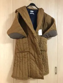 キルティングロングコート