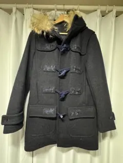 yoshio kubo ネイビー ダッフルコート ファー付き