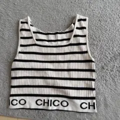 訳ありCHICO ボーダー タンクトップ