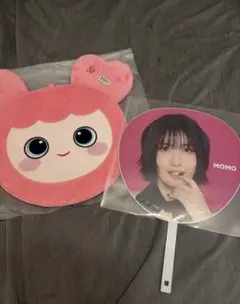 TWICE モモ グッズ セット うちわケース ストラップ ペンライトカバー