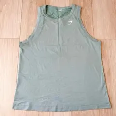 ジムシャーク バイタルシームレス2.0ライトタンクトップ レディースM 水色