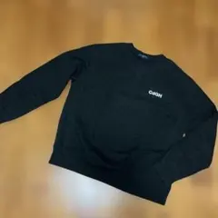 COMME des GARÇONS HOMMEブラック CdGHトレーナー L