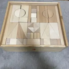 アルビスブラン社 積み木セット89ピース　木箱付・ピース欠けなし