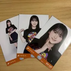 乃木坂46 生写真　真夏の全国ツアー　東京ライブTシャツ　3種コンプ　鈴木佑捺