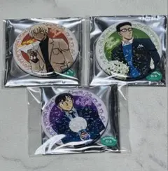 名探偵コナン トムス 花束 缶バッジ 安室 風見 高木