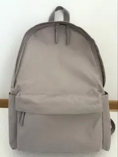 無印　リュック　ライトベージュ