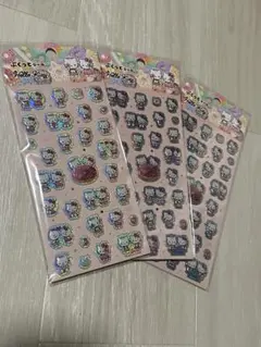 ハローキティ ぷくっとシール 3枚セット　サンリオ　キティ　ダニエル