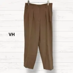 【VH】スラックス ブラウン 綺麗め ウール100% オンワード樫山 3193