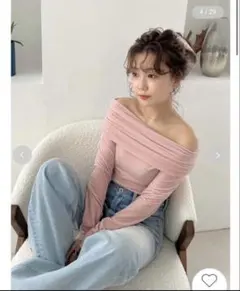 海*キ様 LILY BROWN サイドホックオフショルダートップス