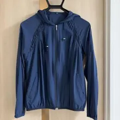 無印良品　ネイビー フード付き ブルゾン Mのサムネイル