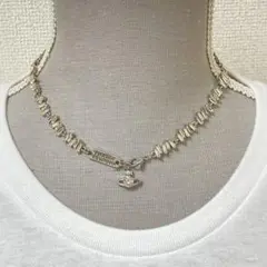 Vivienne Westwood｜ラインストーンチョーカー／シルバー