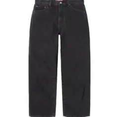 Supreme Baggy jeans Black バギーデニム34のサムネイル