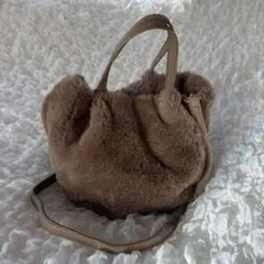 フェイクファーバッグ