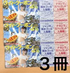 ナガシマリゾート　スパーランド　ジャンボ海水プール　ワイドクーポン2026！３冊のサムネイル